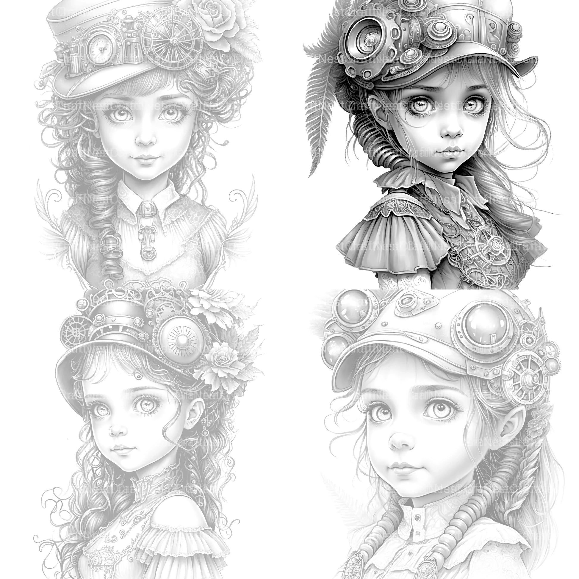 Victorian Boy Coloring Book - CraftNest - Digital Crafting and Art