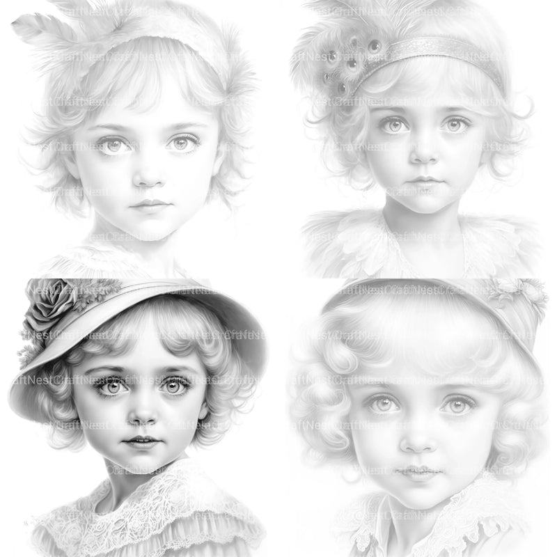 Cyborg Girl Coloring Book - CraftNest - Digital Crafting and Art