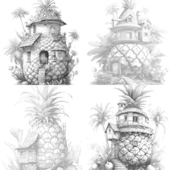 Fairy House Coloring Book - CraftNest - Digital Crafting and Art