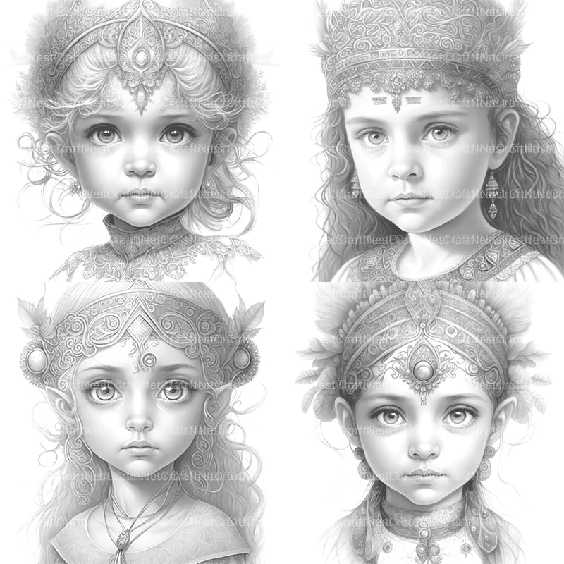 Aztec Girl Coloring Book - CraftNest - Digital Crafting and Art