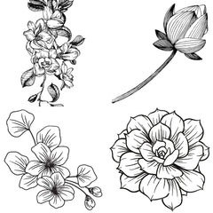 Floral Coloring Book - CraftNest - Digital Crafting and Art
