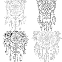 Dreamcatcher Coloring Book - CraftNest - Digital Crafting and Art