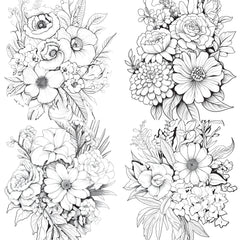 Flower Coloring Book 2 - CraftNest - Digital Crafting and Art