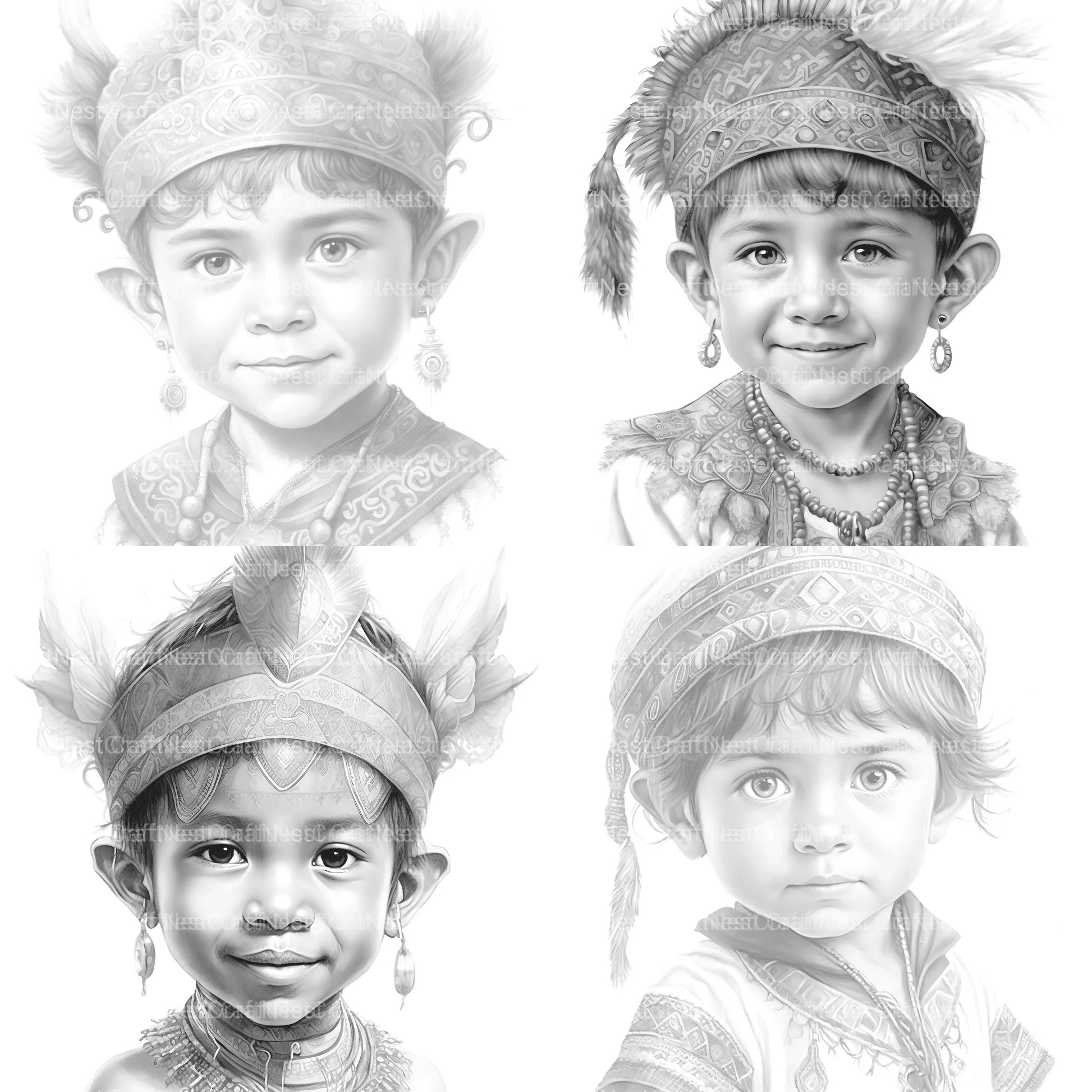 Princess Coloring Book - CraftNest - Digital Crafting and Art