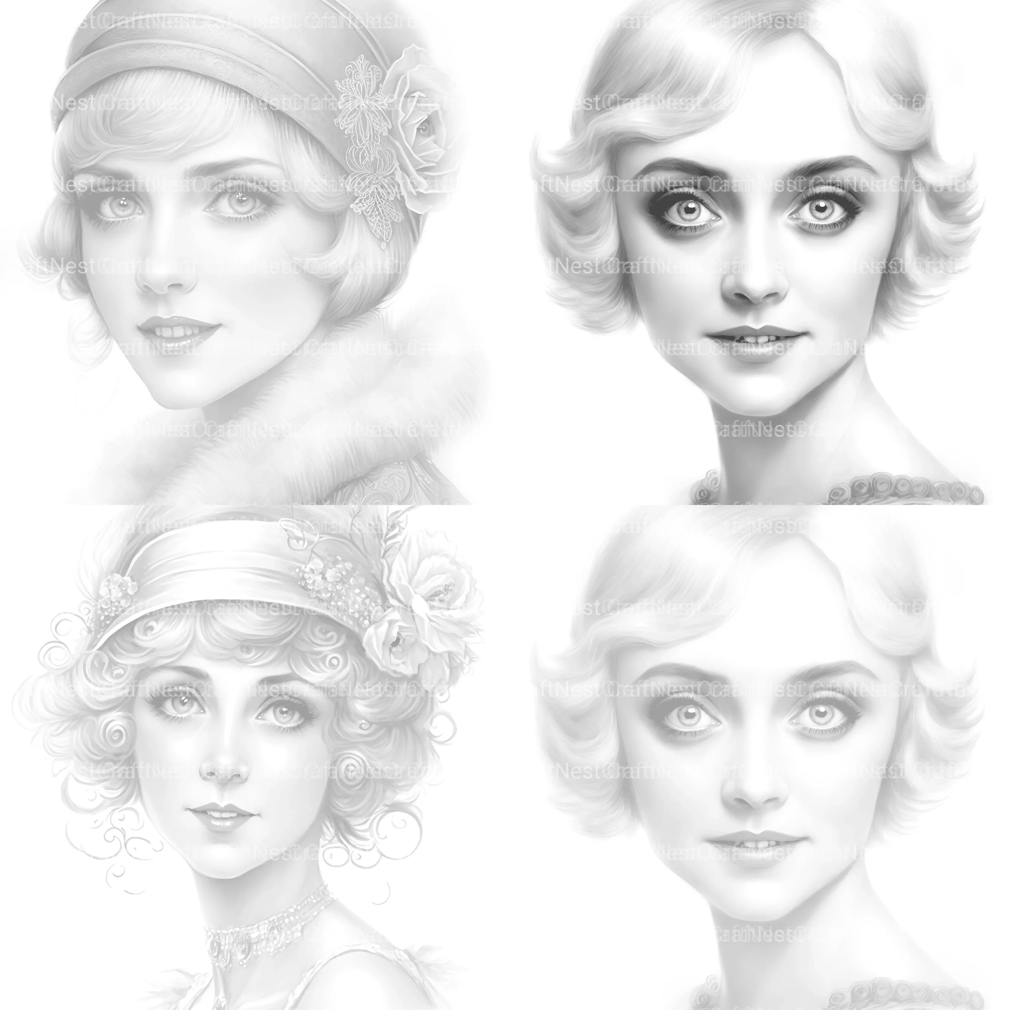 Brides Coloring Book - CraftNest - Digital Crafting and Art