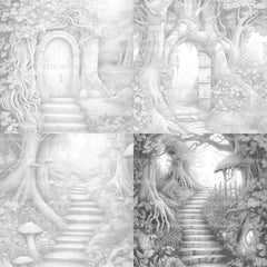 Forest Gate Coloring Book 2 - CraftNest - Digital Crafting and Art