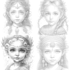 Aztec Girl Coloring Book - CraftNest - Digital Crafting and Art