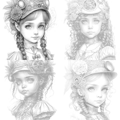 Victorian Boy Coloring Book - CraftNest - Digital Crafting and Art