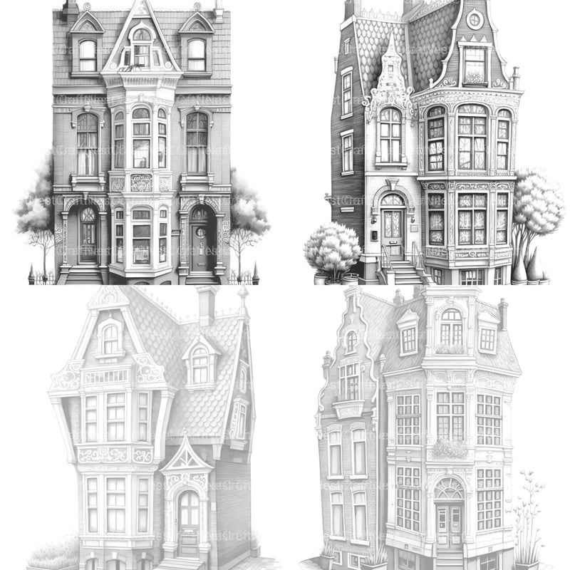 Brazilian Tiny House Coloring Book - CraftNest - Digital Crafting and Art