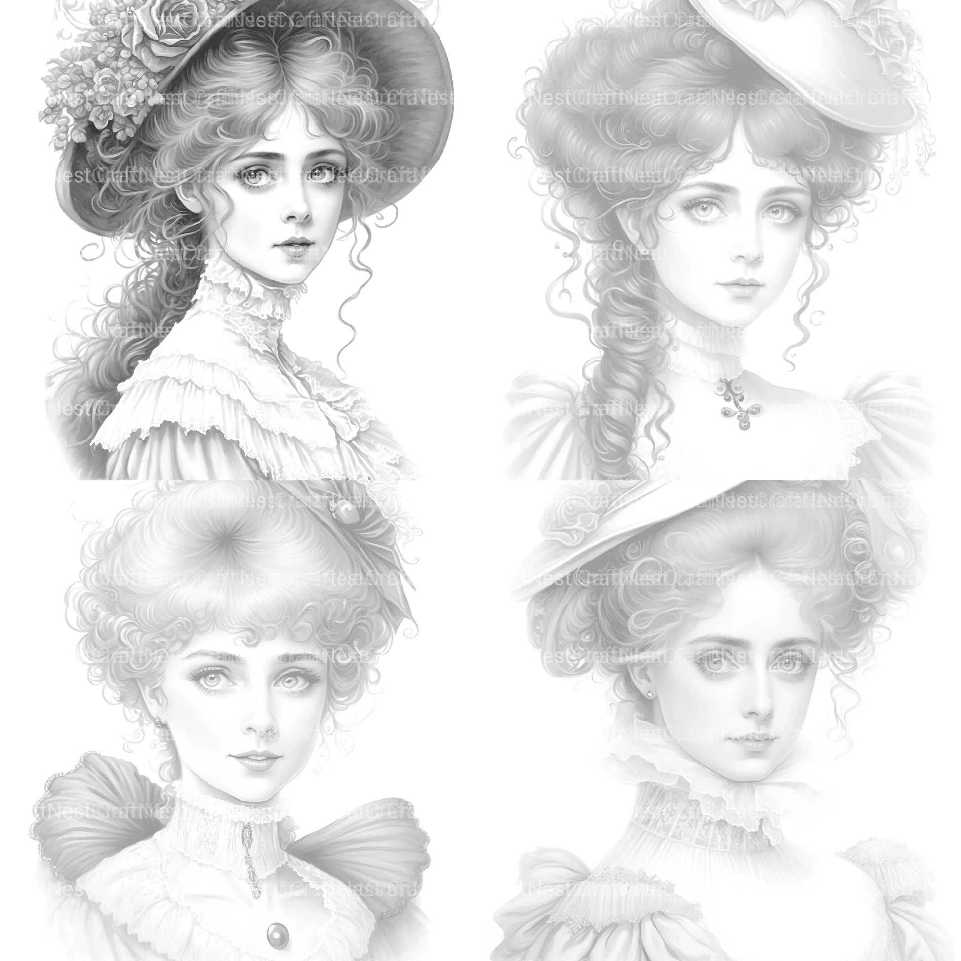 Viking Girl Coloring Book - CraftNest - Digital Crafting and Art