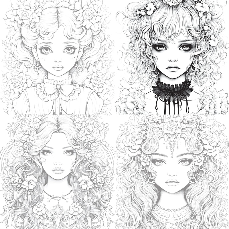 Little Princess Coloring Book - CraftNest - Digital Crafting and Art