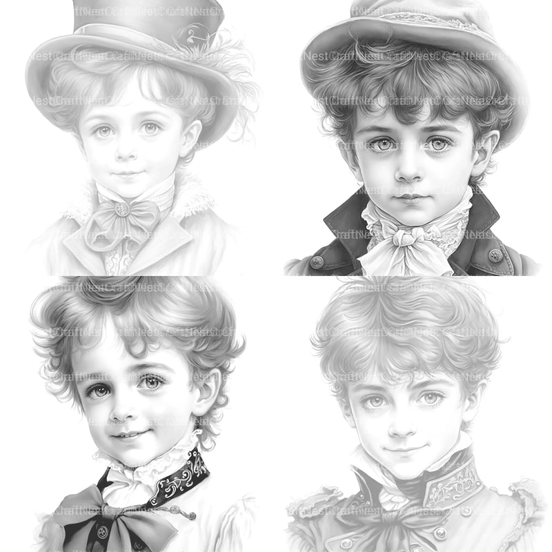 Victorian Man Coloring Book - CraftNest - Digital Crafting and Art