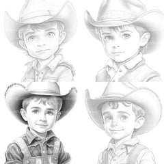 Cowgirl Coloring Book - CraftNest - Digital Crafting and Art