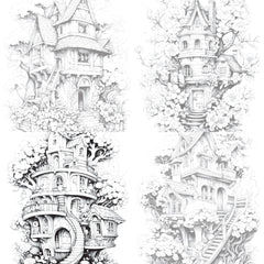 Blooming House Coloring Book - CraftNest - Digital Crafting and Art