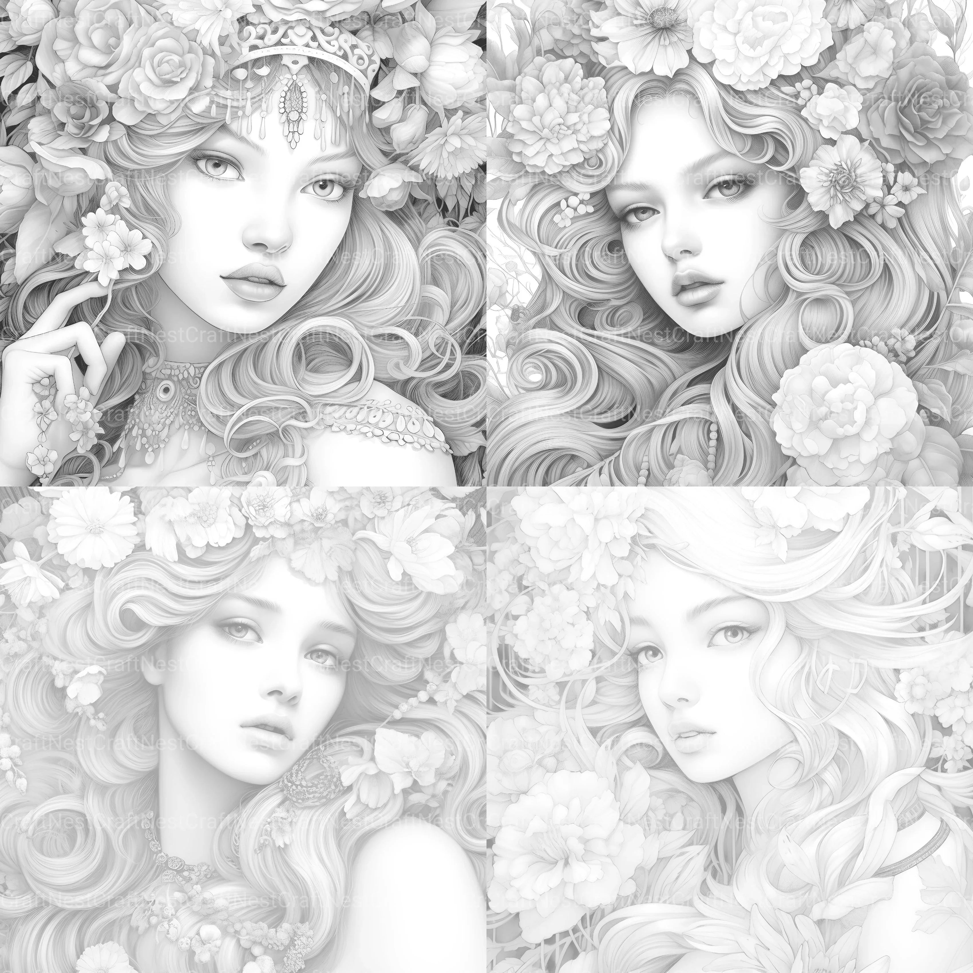 Kids Coloring Pages Coloring Book - CraftNest - Digital Crafting and Art