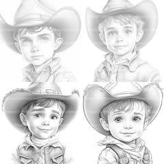 Cowgirl Coloring Book - CraftNest - Digital Crafting and Art