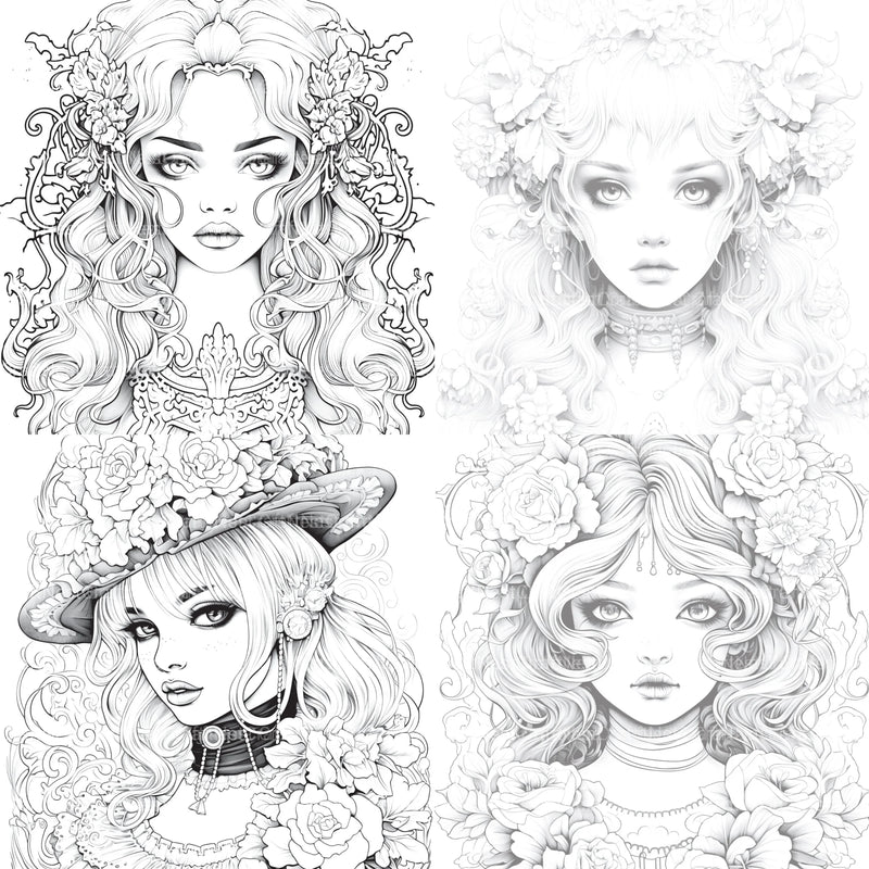 Little Princess Coloring Book - CraftNest - Digital Crafting and Art