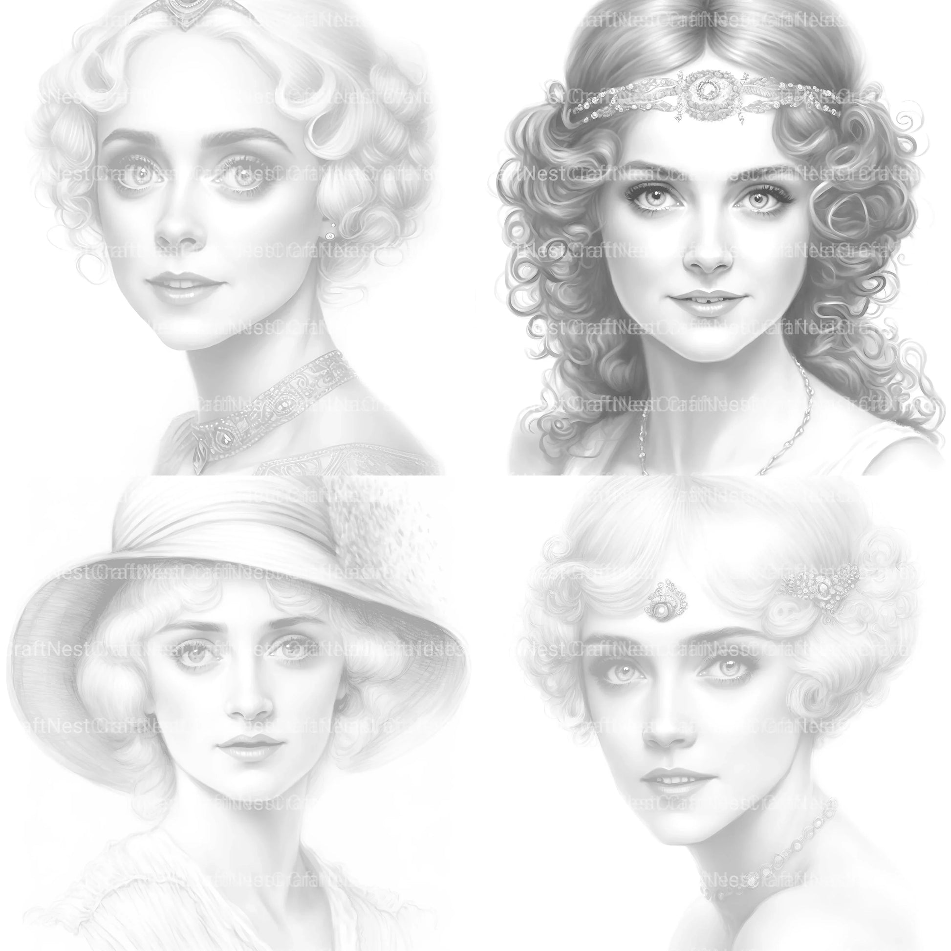 Brides Coloring Book - CraftNest - Digital Crafting and Art