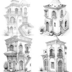 Moroccan Tiny House Coloring Book - CraftNest - Digital Crafting and Art