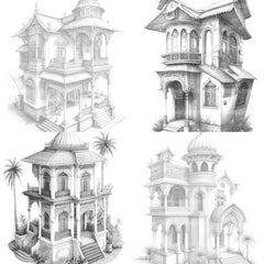 Indian Tiny House Coloring Book - CraftNest - Digital Crafting and Art