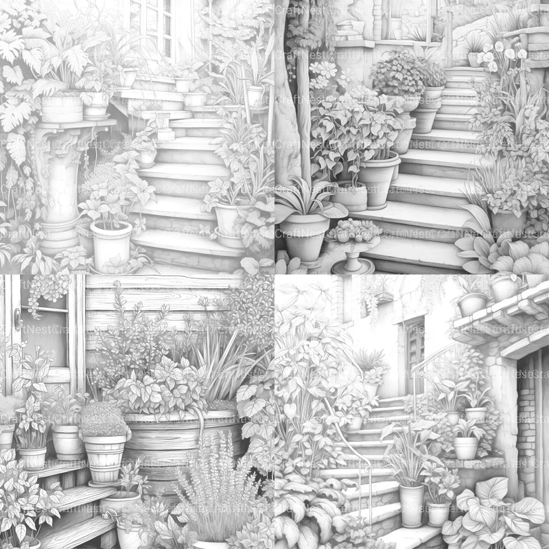 Herb Garden Coloring Book - CraftNest - Digital Crafting and Art