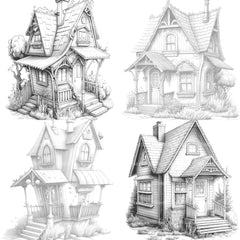 Ranch Tiny House Coloring Book - CraftNest - Digital Crafting and Art