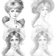 Viking Girl Coloring Book - CraftNest - Digital Crafting and Art