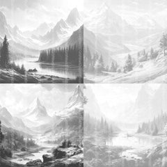 Landscape Scenes Coloring Book - CraftNest - Digital Crafting and Art