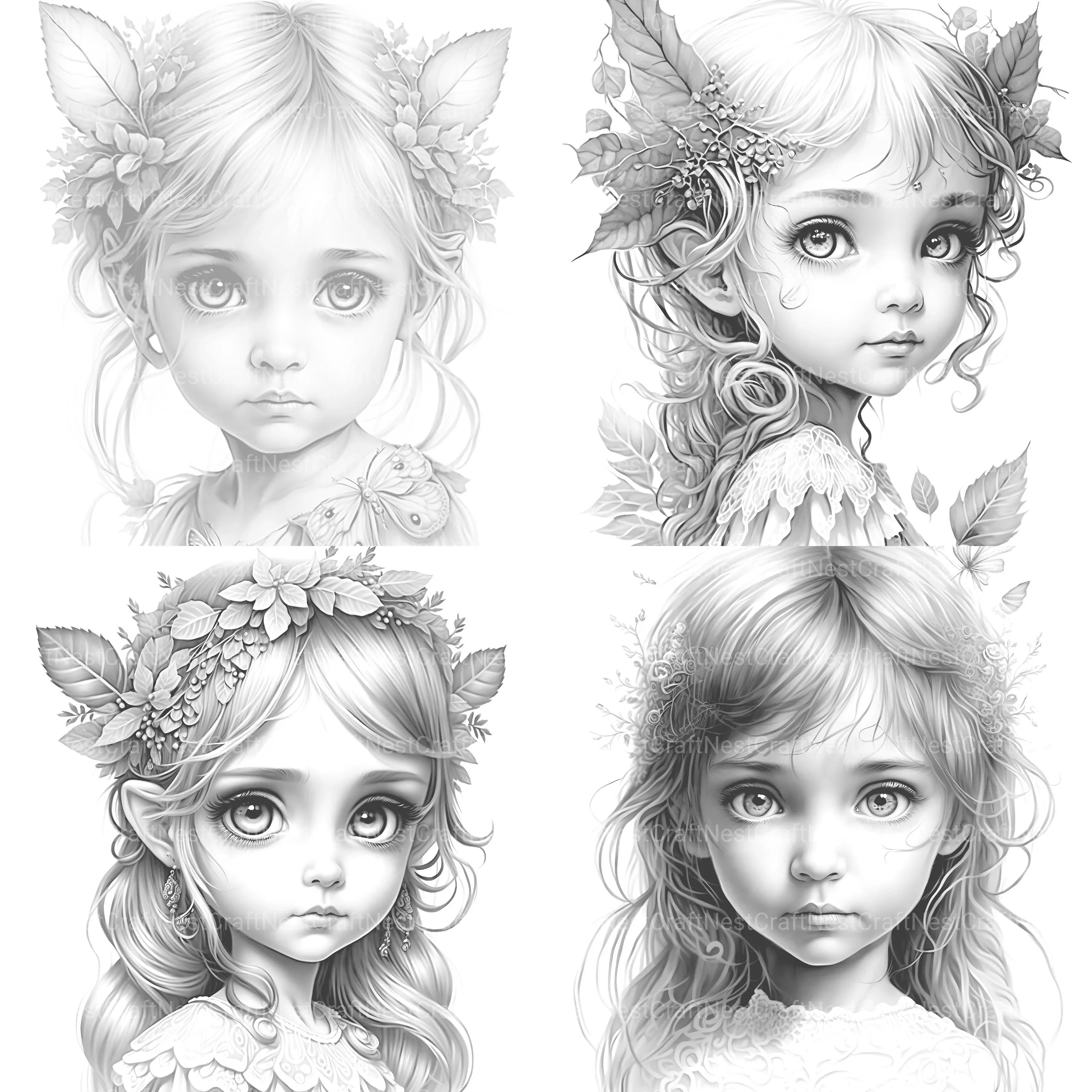 Gnome Girl Coloring Book - CraftNest - Digital Crafting and Art