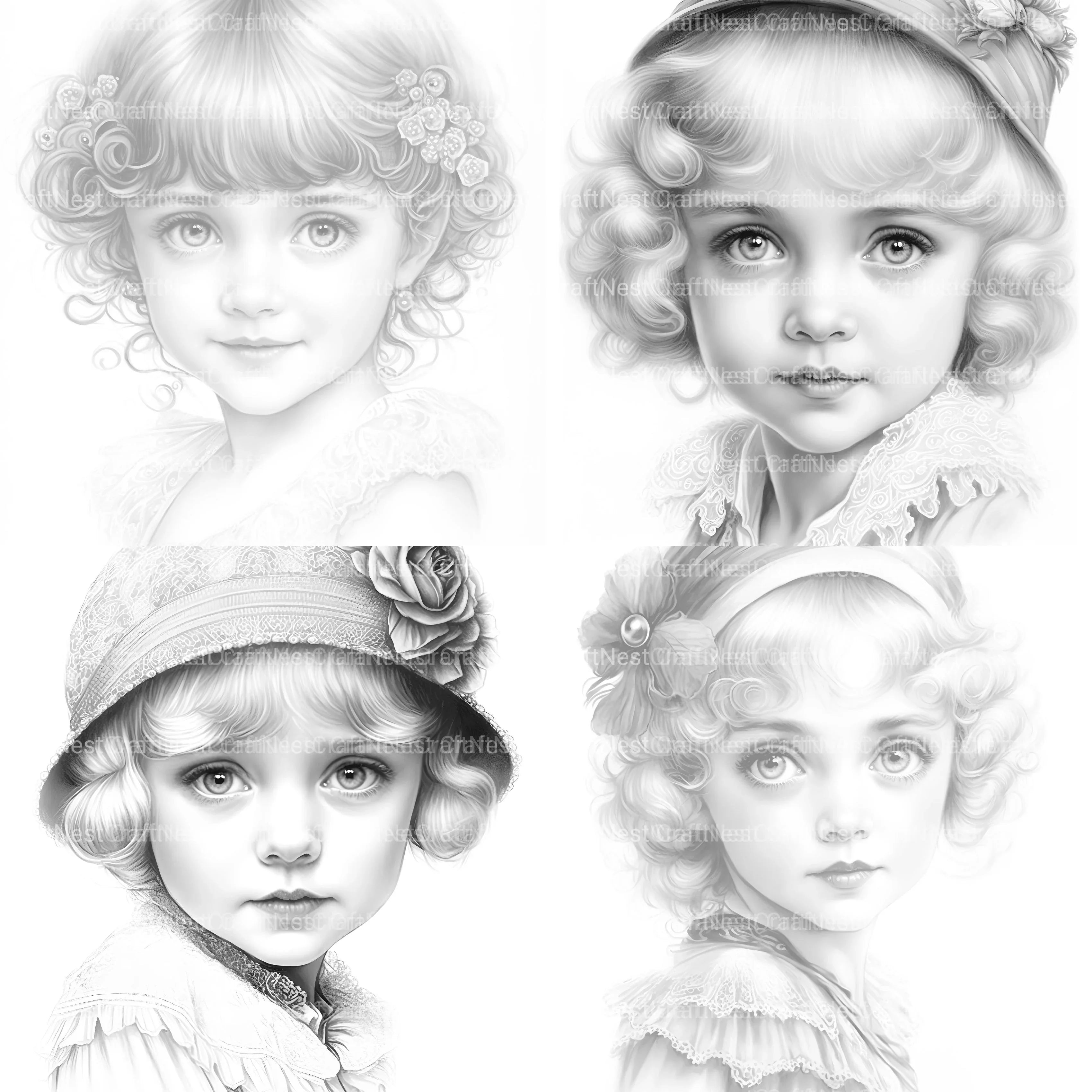 Cyborg Girl Coloring Book - CraftNest - Digital Crafting and Art