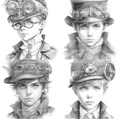 Young Woman Coloring Book - CraftNest - Digital Crafting and Art