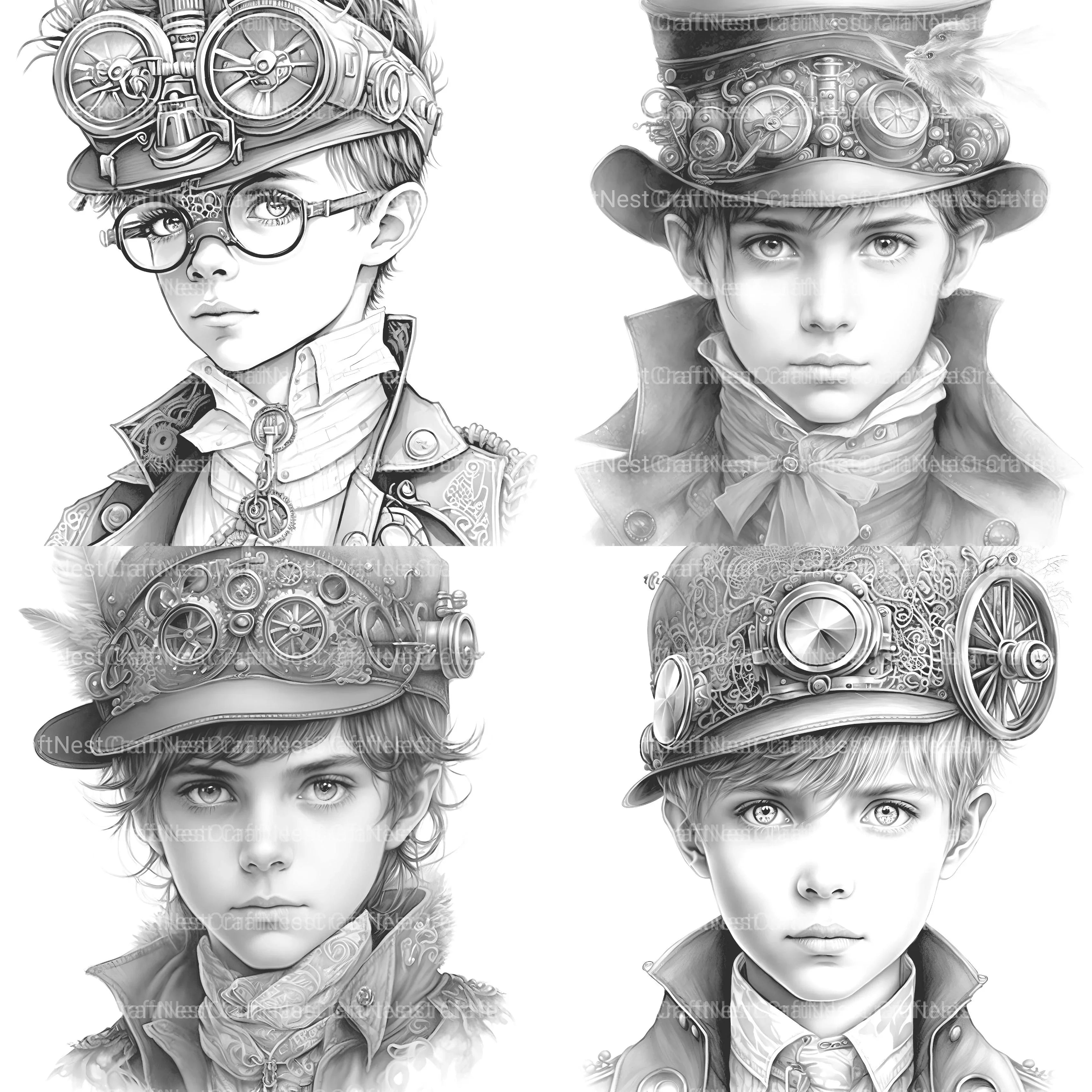 Young Woman Coloring Book - CraftNest - Digital Crafting and Art