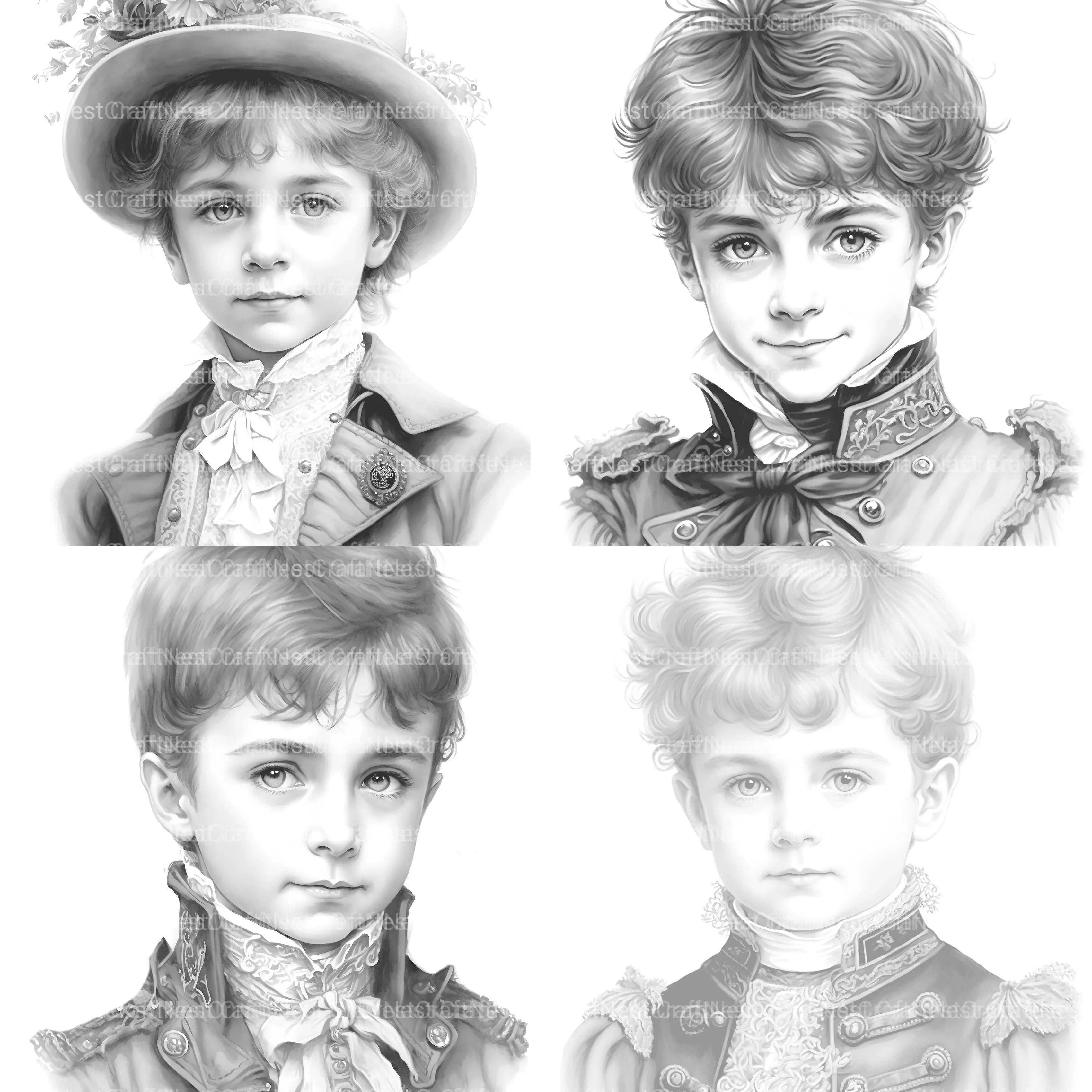 Victorian Man Coloring Book - CraftNest - Digital Crafting and Art