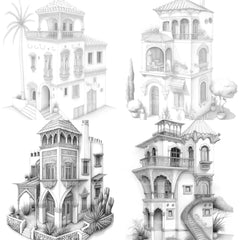 Moroccan Tiny House Coloring Book - CraftNest - Digital Crafting and Art