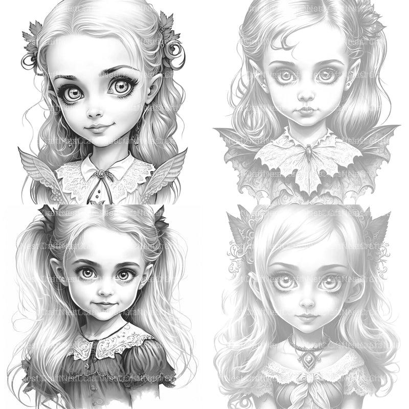 Little Witch Coloring Book - CraftNest - Digital Crafting and Art