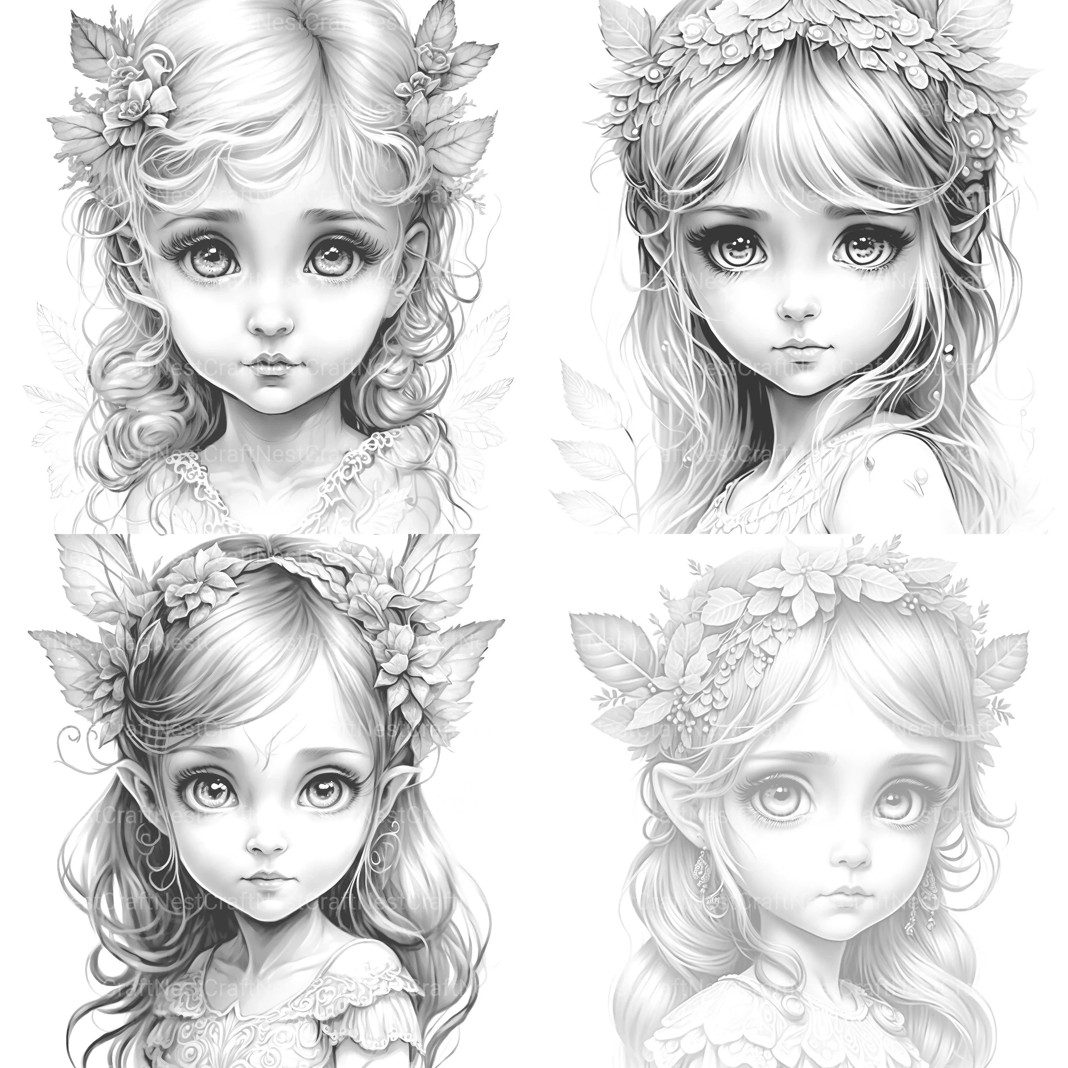 Gnome Girl Coloring Book - CraftNest - Digital Crafting and Art