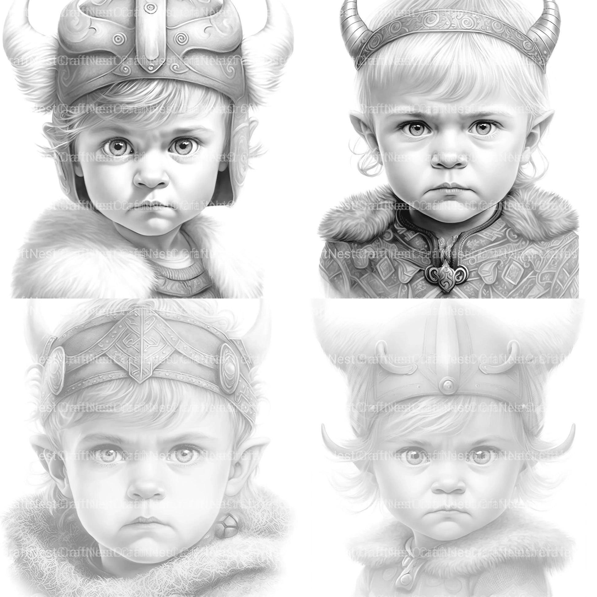 Winter Girl Coloring Book 2 - CraftNest - Digital Crafting and Art