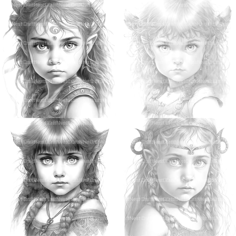 Bavarian Girl Coloring Book 2 - CraftNest - Digital Crafting and Art