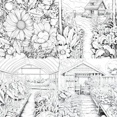 Farmers Garden Coloring Book 2 - CraftNest - Digital Crafting and Art