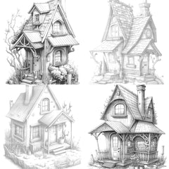 Ranch Tiny House Coloring Book - CraftNest - Digital Crafting and Art