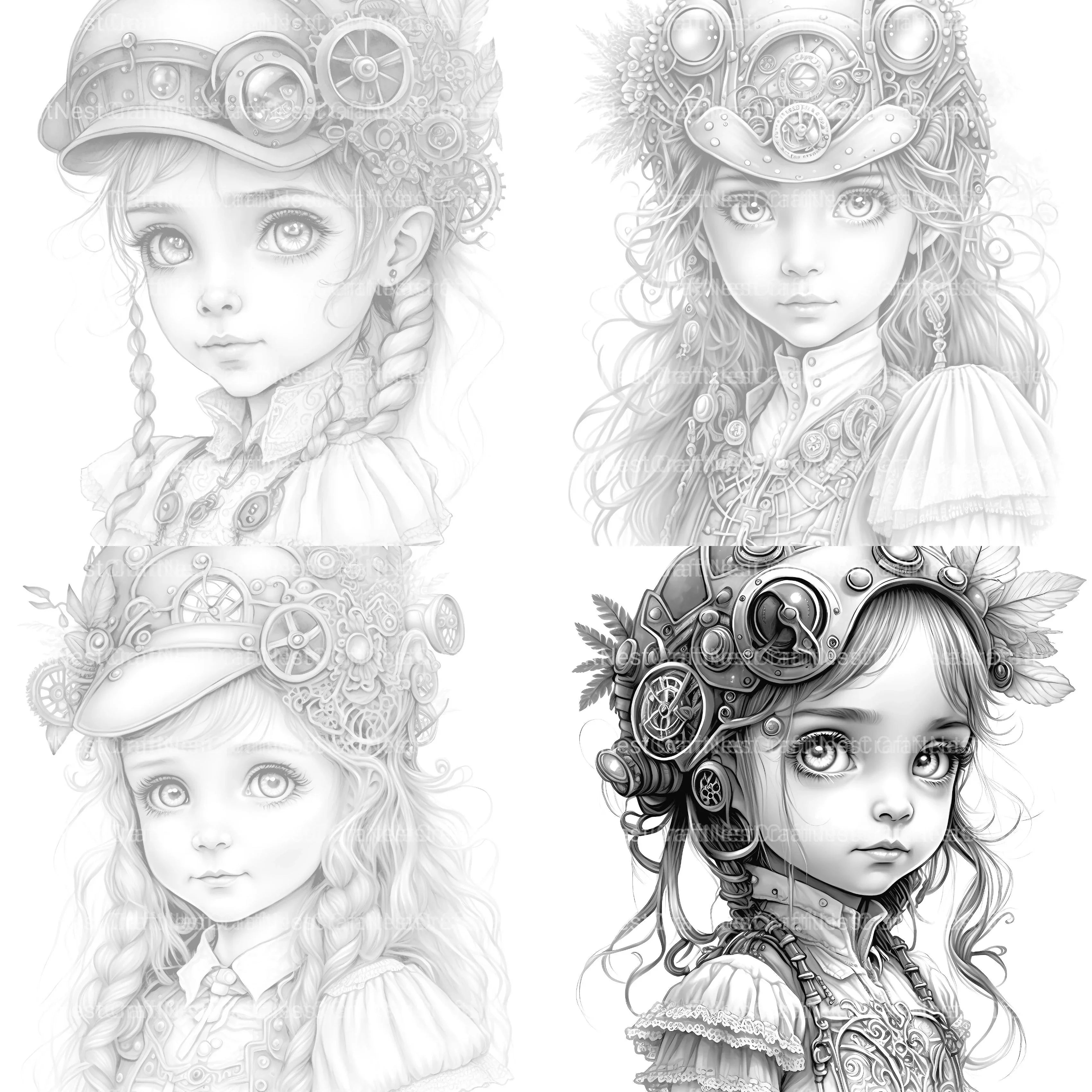 Victorian Boy Coloring Book - CraftNest - Digital Crafting and Art