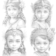 Maya Boy Coloring Book - CraftNest - Digital Crafting and Art