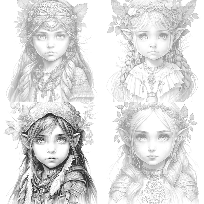 Fairy Girl Coloring Book - CraftNest - Digital Crafting and Art