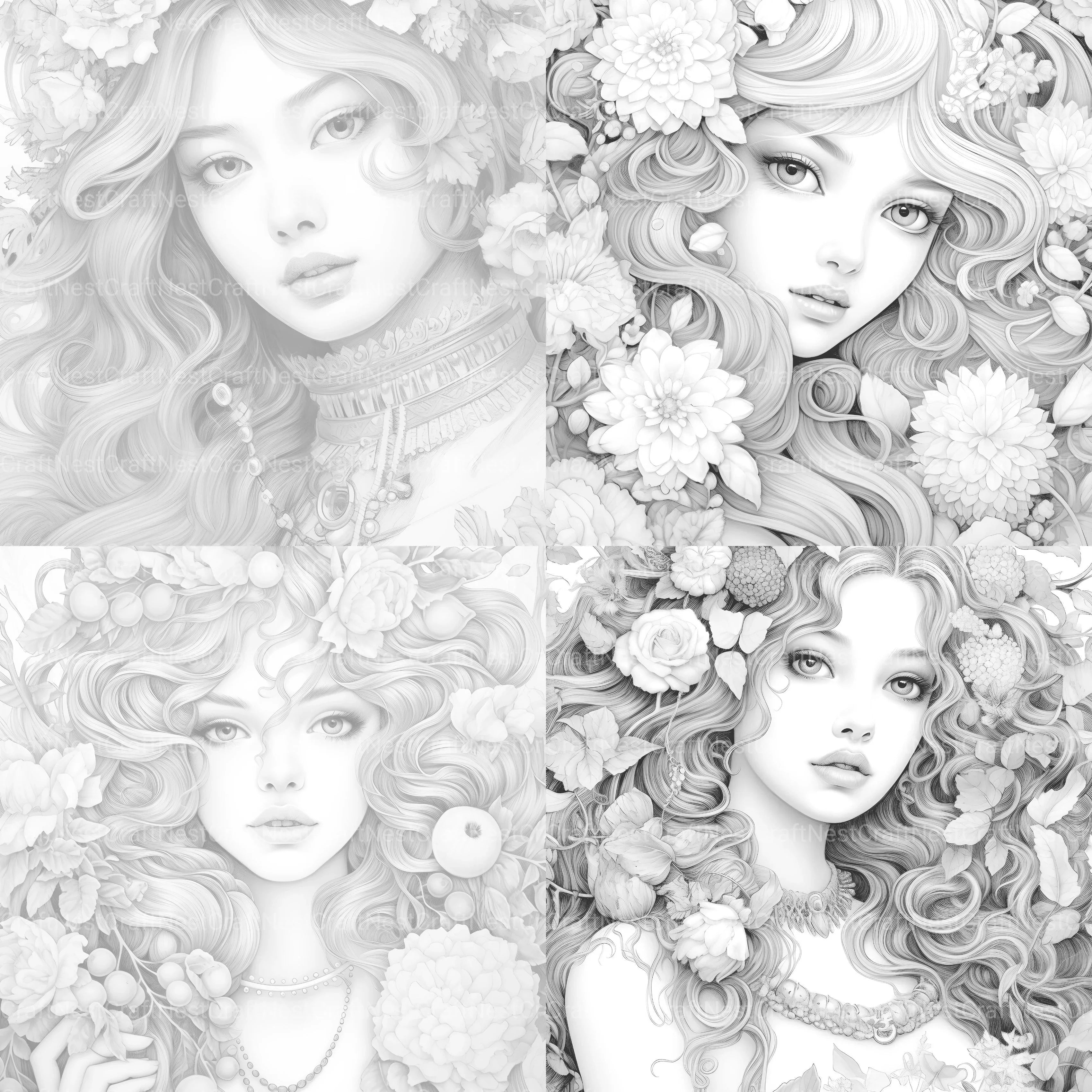 Kids Coloring Pages Coloring Book - CraftNest - Digital Crafting and Art