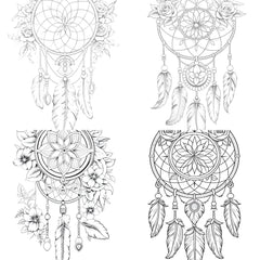 Dreamcatcher Coloring Book - CraftNest - Digital Crafting and Art