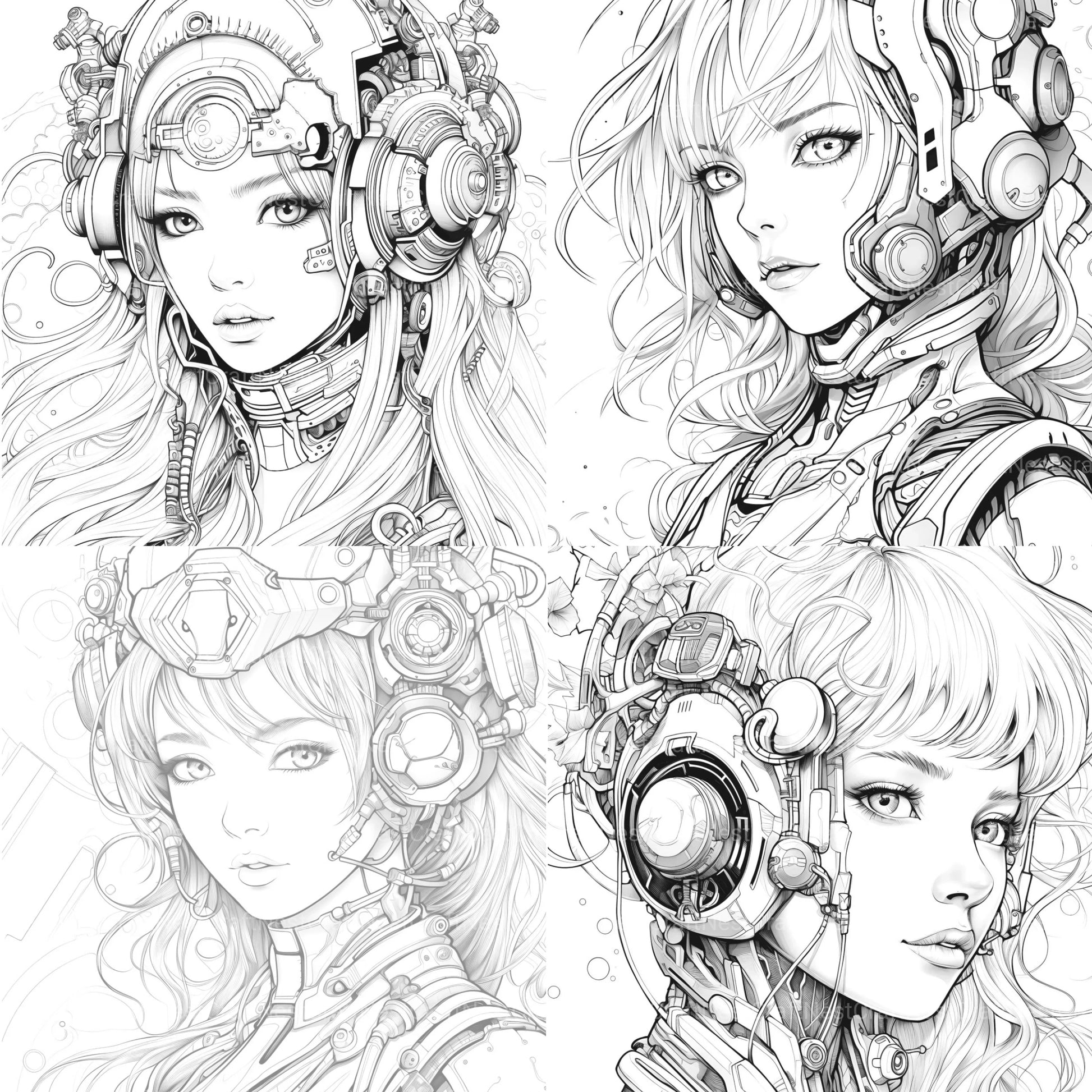 Druid Girl Coloring Book - CraftNest - Digital Crafting and Art