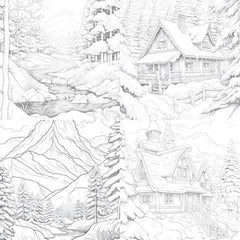 Winterland Coloring Book - CraftNest - Digital Crafting and Art