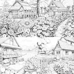Farmers Garden Coloring Book 2 - CraftNest - Digital Crafting and Art
