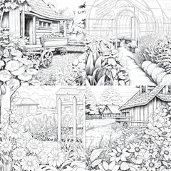 Farmers Garden Coloring Book 2 - CraftNest - Digital Crafting and Art