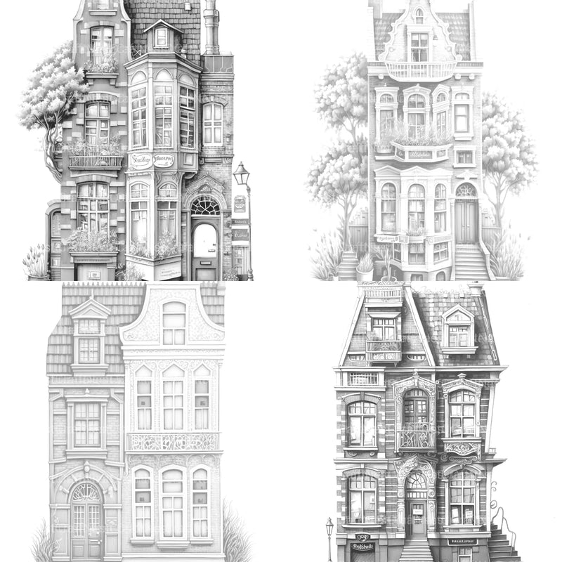 Brazilian Tiny House Coloring Book - CraftNest - Digital Crafting and Art